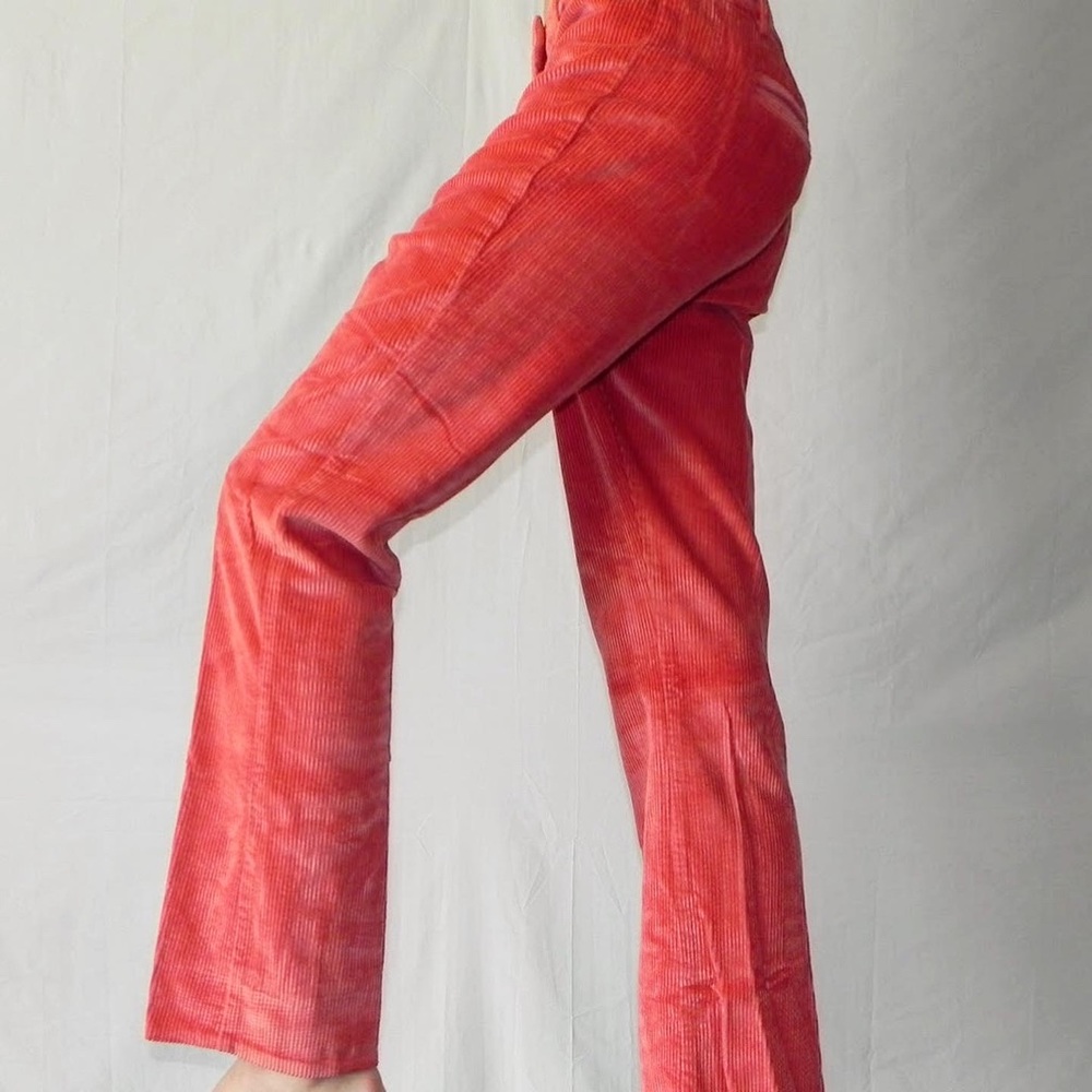 Corduroy pink pants